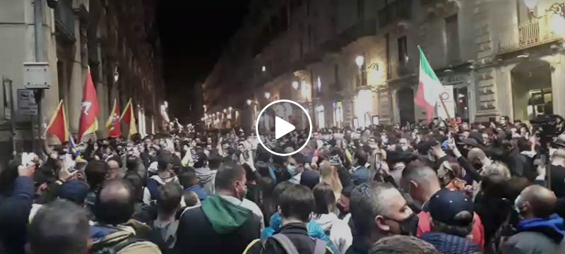 Catania live protesta
