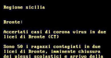 Coronavirus Bronte Televideo