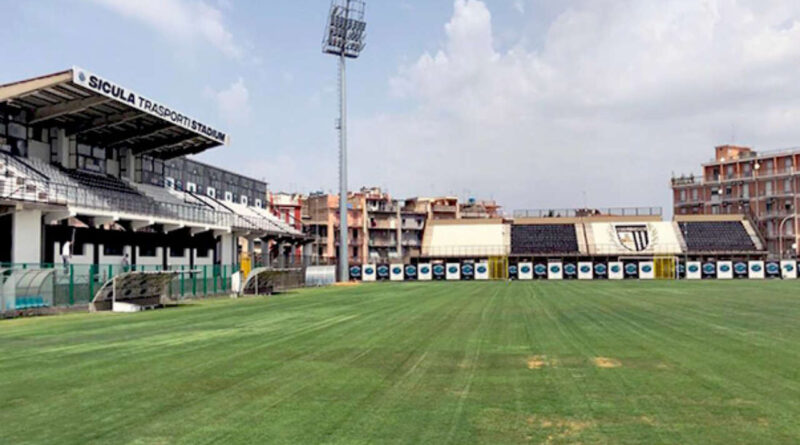 Calcio Catania nello stadio di Lentini