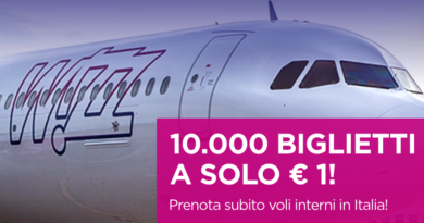 Wizz Air 1 euro voli