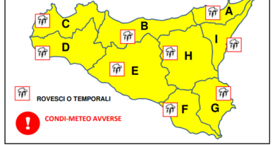 meteo sicilia allerta gialla