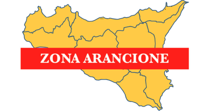 Regione Sicilia zona arancione