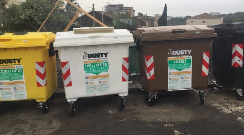 Comune di Catania cassonetti rifiuti