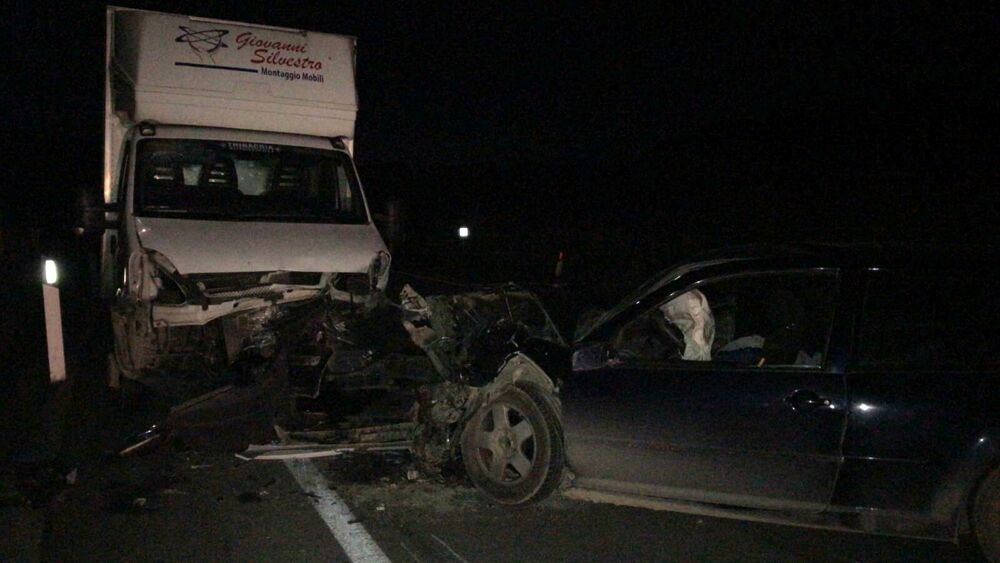 incidente mortale Agrigento scontro