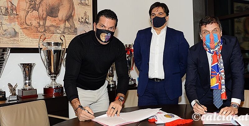 Calcio Catania firma Tacopina Ferrau Pogliese