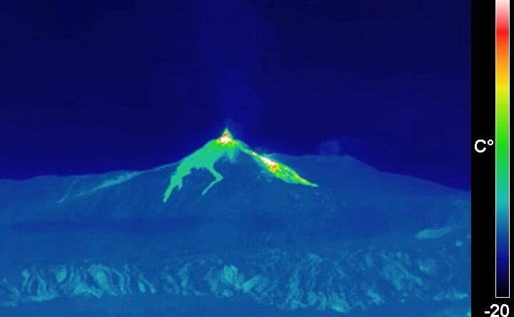 Etna eruzione 21 gennaio