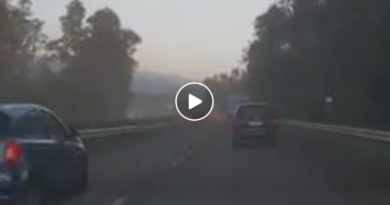 Etna pioggia cenere autostrada