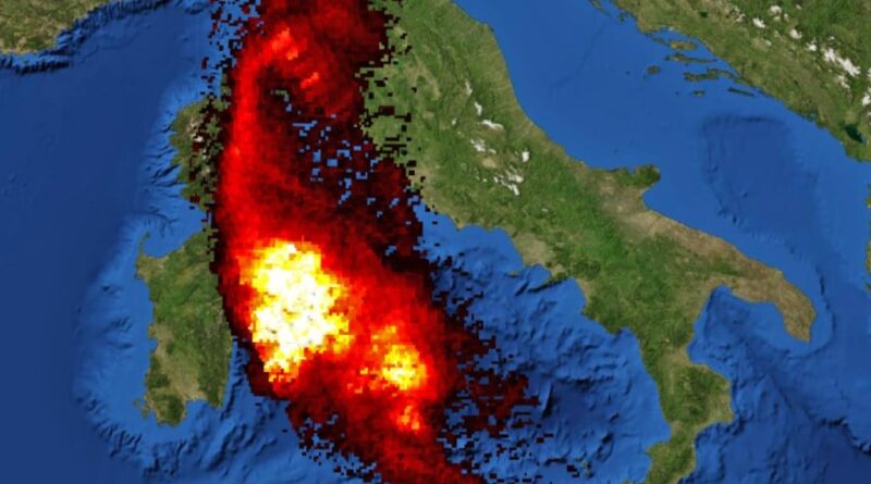 Etna cenere roma