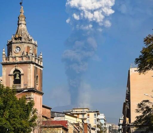 Etna eruzione Catania