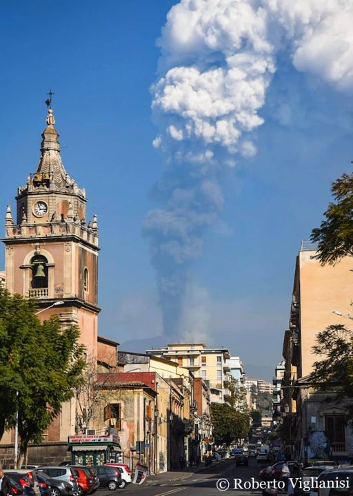 Etna eruzione Catania