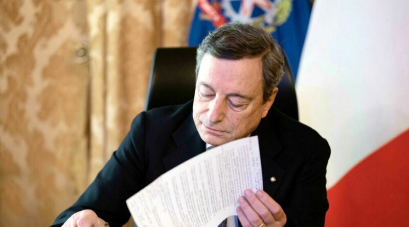 Decreto riaperture 26 aprile Mario Draghi firma