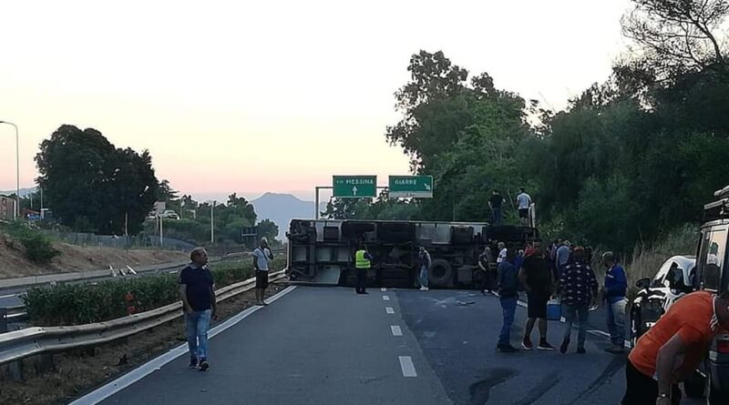 Incidente a18 catania messina