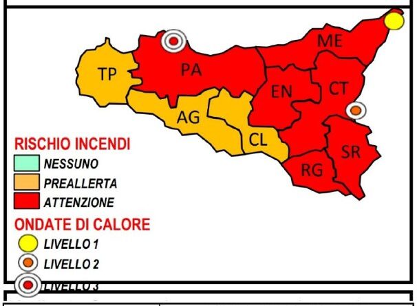 allerta rossa sicilia 31 luglio