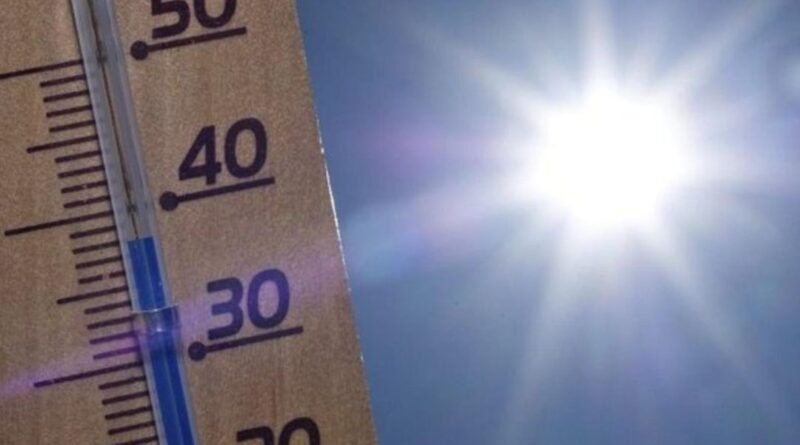 Caldo Sicilia termometro sole