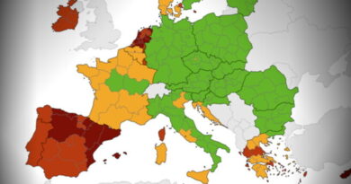 mappa europa covid