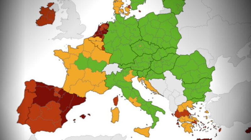 mappa europa covid