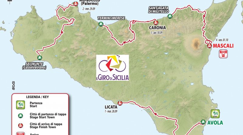 Giro di Sicilia 2021 tappe