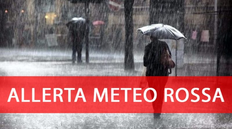 allerta meteo rossa Sicilia