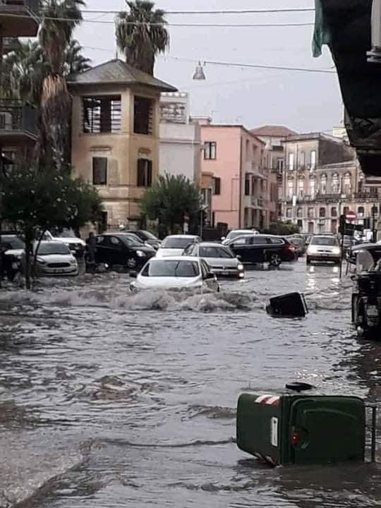Nubifragio Siracusa allagata