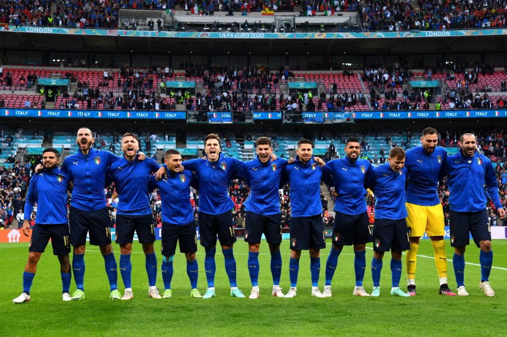 Nazionale Italia squadra Italia-Macedonia