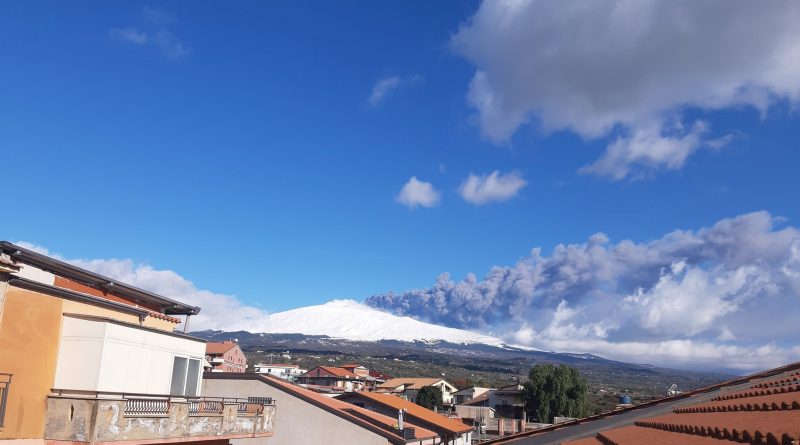 etna eruzione 14 dicembre