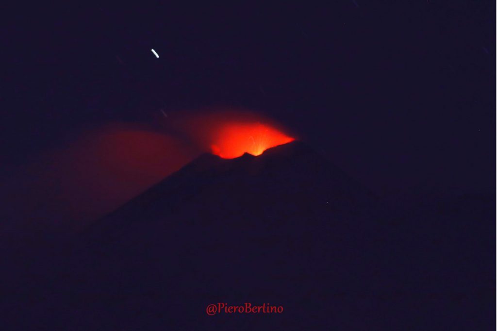 Etna eruzione 4 dicembre