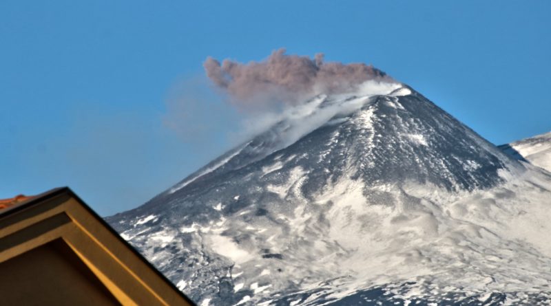 Etna eruzione cenere Bertino