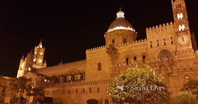 cattedrale Palermo notte