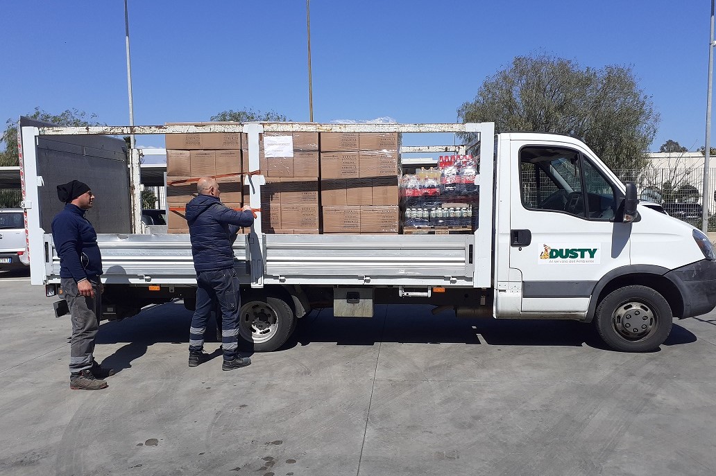 camion solidarietà profughi ucraini