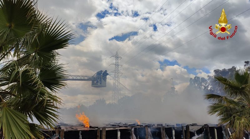 interporto catania incendio