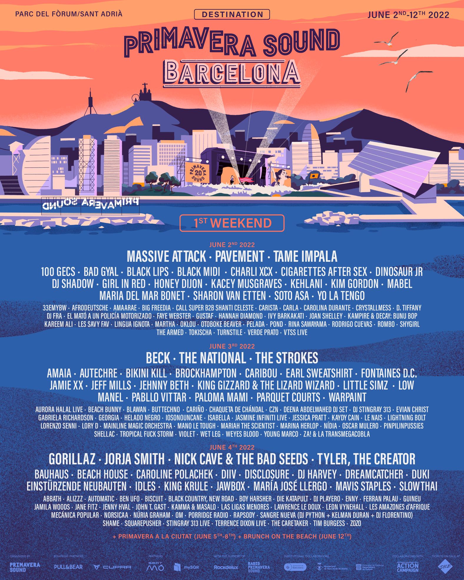 primavera sound 2022 primo weekend lineup