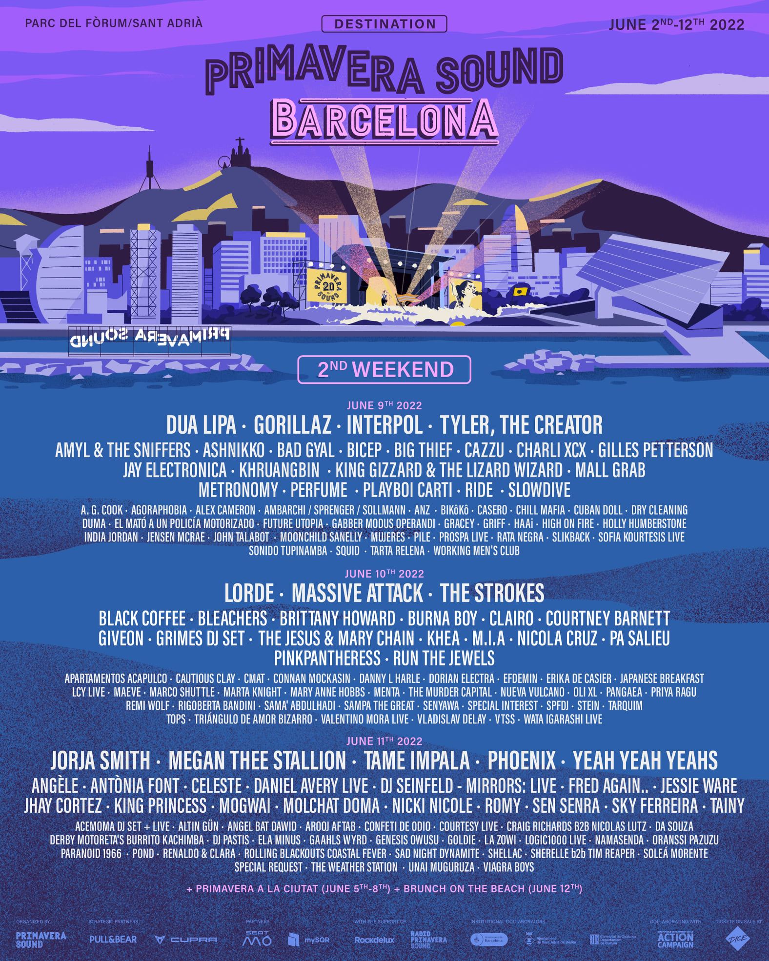 primavera sound 2022 secondo weekend lineup