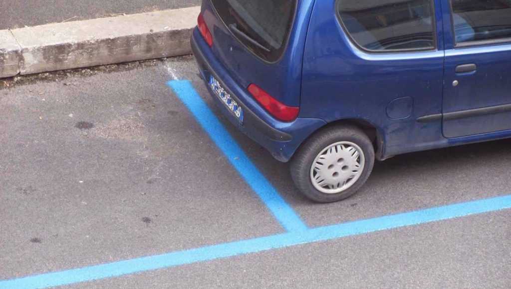 strisce blu Catania amts