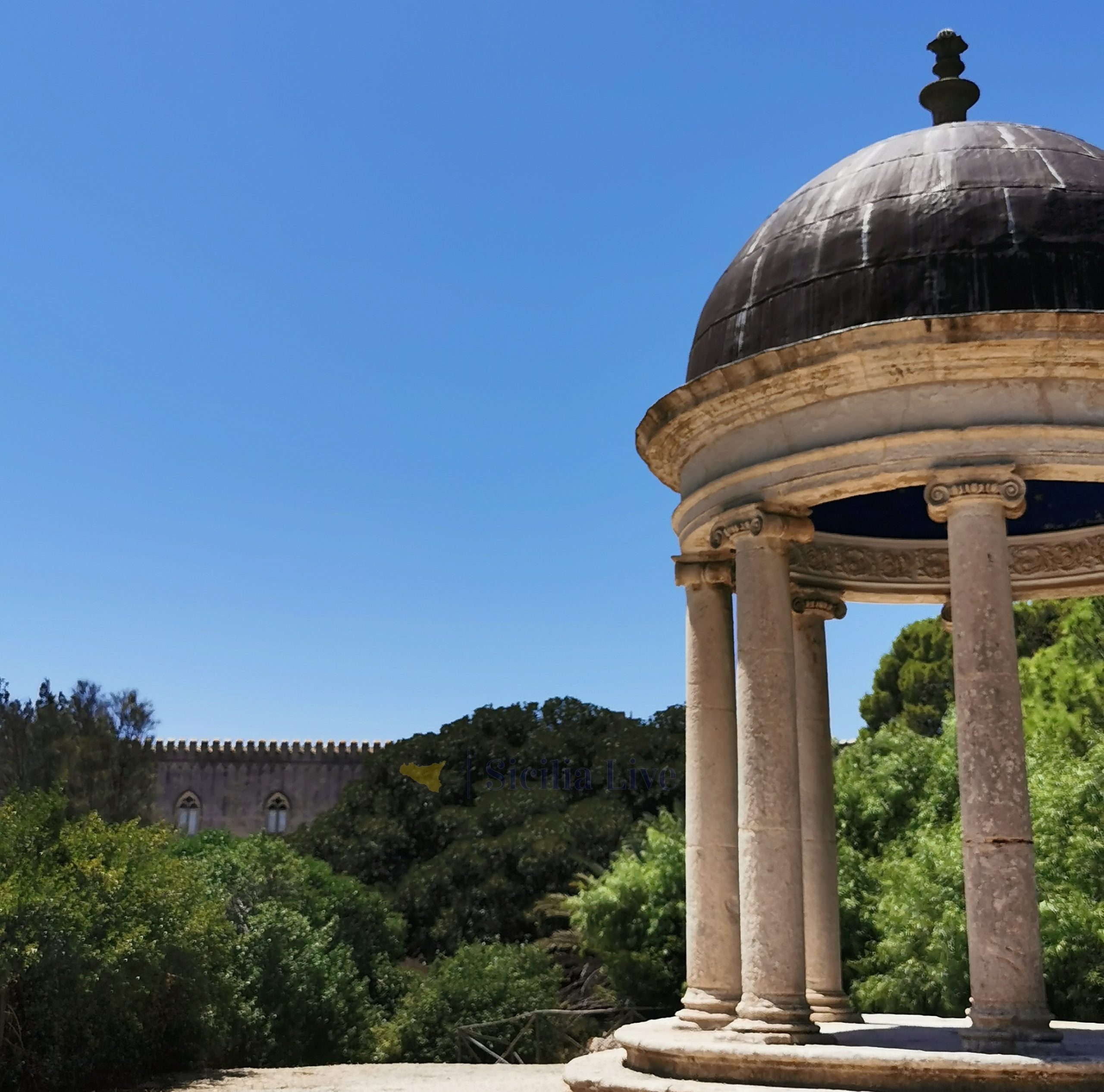 giardino castello donna fugata ragusa sicilia