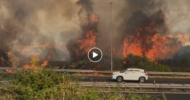 incendio catania brucia