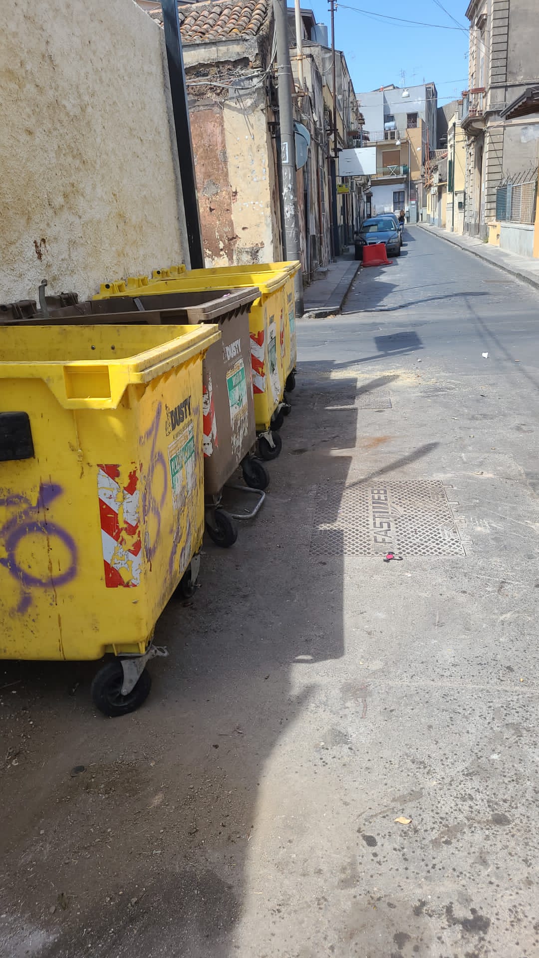 emergenza rifiuti Catania spazzatura