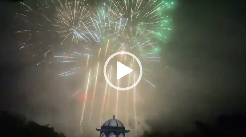 fuochi d'artificio villa Caltagirone