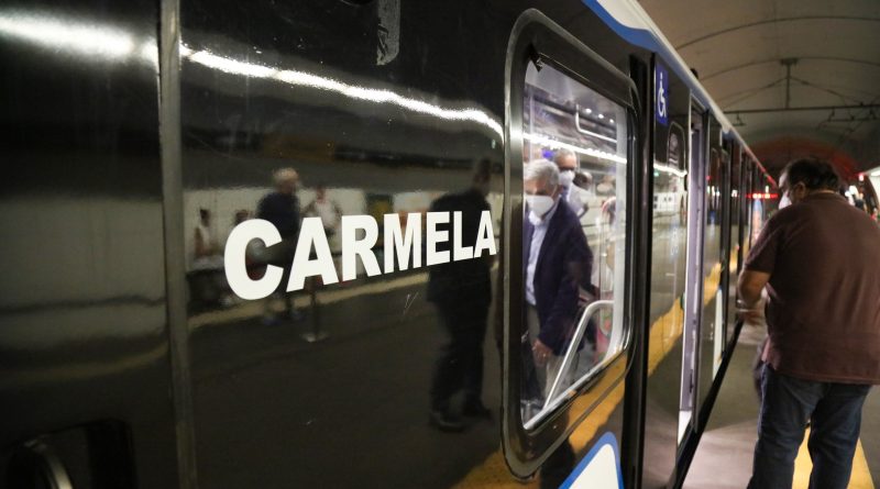 Carmela treno metropolitana Catania