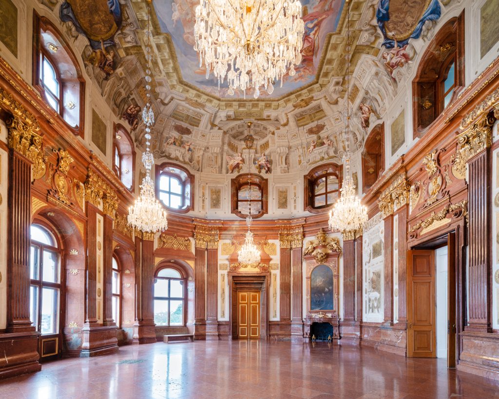 Marble hall belvedere vienna