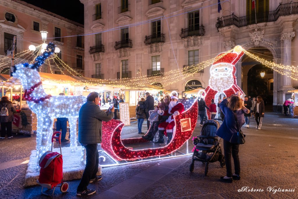 babbo natale mercatini natale catania 2022