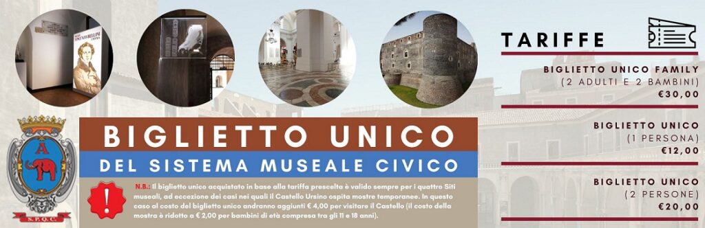 Locandina Biglietto Unico musei Catania