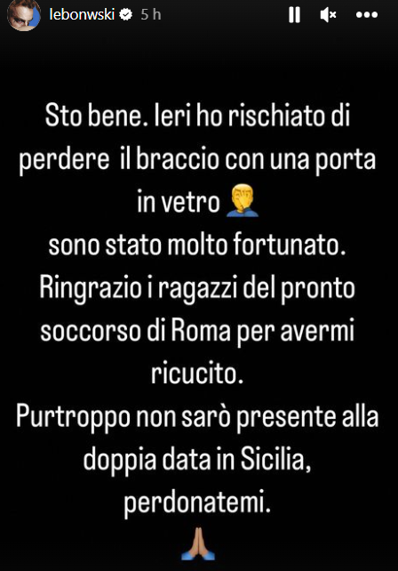 salmo incidente concerti sicilia rinviati