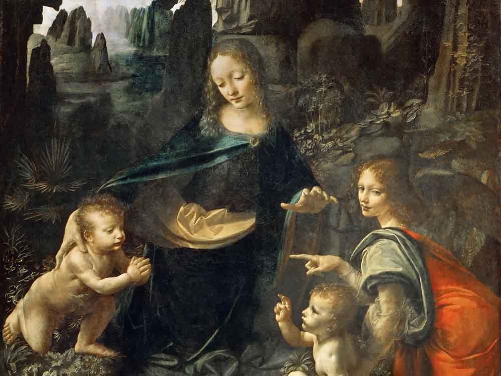 Vergine delle Rocce Leonardo da Vinci Valle Templi Agrigento Sicilia