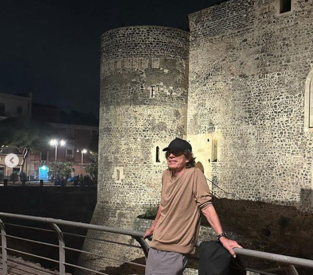 mick jagger catania sicilia