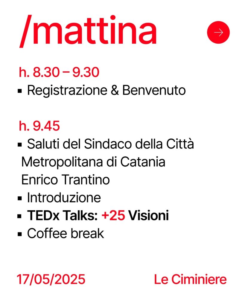 tedx catania mattina