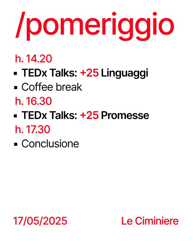 tedx catania pomeriggio
