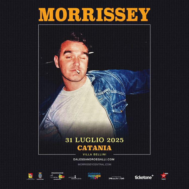 Locandina Morrissey Sicilia