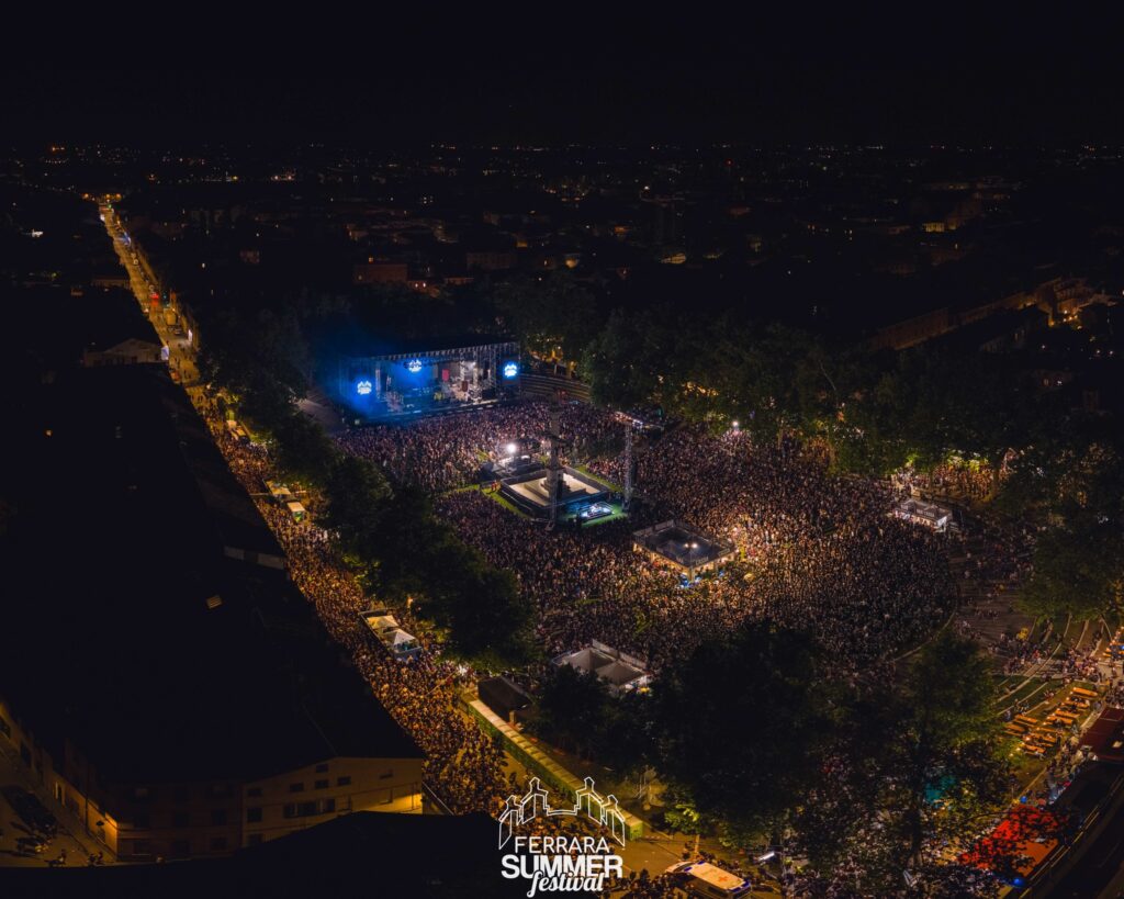 slipknot ferrara summer festival 2025 panoramica