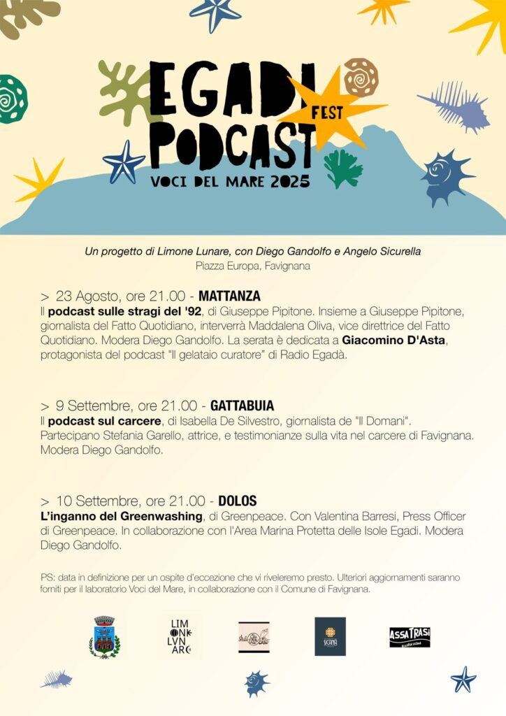 Locandina Egadi Podcast Fest