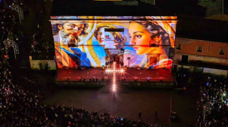 piazza adrano videomapping